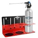 FIRSTINFO Patented Max. Pressure 110psi / 650ml Stainless Steel Canister Refillable Aerosol Spray Can w/Storage Holder