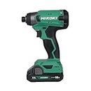 HIKOKI WH18DAKCZ Cordless Impact Driver, 18V, 140 Nm, 6.35mm Hex Bit Shank, 0-2700 RPM, Compact & Light Weight, 1.3 kg, 2 Batteries, Charger & Carry Case Included