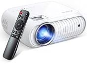 Projector, Home Theatre projector 1080P Full HD Supported, Upgraded 12000 Lux Video Mini Projector Compatible with iOS/Android/Tablet/PC/TV Stick/USB/DVD/Game