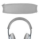 Geekria Flex Fabric Headband Cover Compatible with Beats Solo 3, Solo 2 Headphones, Head Top Cushion Pad Protector, Sweat Cover, Replacement Repair Part, Easy DIY Installation (Gray)