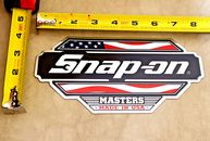 NEW CLASSIC STYLE SNAP-ON ™ TOOLS MASTERS TOOL BOX BADGE EMBLEM 8” MAGNETIC LOGO