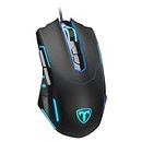 WEEMSBOX Wired Gaming Mouse [Breathing RGB LED] [Plug Play] High-Precision Adjustable 7200 DPI, 7 Programmable Buttons, Ergonomic Computer USB Mice for Windows/PC/Mac/Laptop Gamer