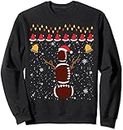 keoStore Football Funny Snowman Christmas Ornament Xmas Boy Kids Gift Sweatshirt ds386 Sweater Black