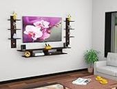 NS STORE ngineered Wood TV Entertainment Unit Stand Set Top Box Stand for Living Room, Large (Ideal for up to 55") Screen (Wenge)