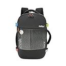 Safari Seek 32 Ltrs Large Overnighter Travel Laptop Backpack, Water Resistant Spacious Bag for Travelling and Camping, All-Purpose Bag for Business & Leisure- Black