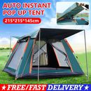 4-5 Person Tent Camping Auto Instant Pop Up Shelter Hiking Fishing Shade Outdoor