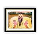 R.K. Garments & Electronic Shri Premanand Govind Sharan Ji Maharaj Religious photo frame. (10x12 inch (Large))