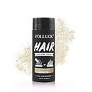 Hair Fibers for Thinning Hair for Women and Men, Hair Color for Gray Hair Coverage Thicker Fuller Hair Loss Instantly Hair Building Fibers Root Touch Up Natural Formula 28g (Light Blonde)