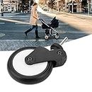 Stroller Wheels Replacement Universal for Yoya Wheel Wheel, Baby Strollers Rubber Accessories Vovo Kids Carriage with Tools Infant (Une paire de roues avant)