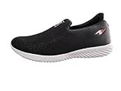 Pathar Sports Running, Walking & Gym Shoes with Lightweight Eva Sole Suitable for Both Men and boy;s (Black, 8)