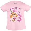 Paw Patrol T-Shirt Mädchen Skye Birthday Girl 3 Jahre Geburtstag Mädchen Tshirt 104 Rosa