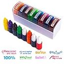 8PCS Self Inking Teacher Stamps Set in 8 Colors with Different Rewarding Comments, Teacher Stamps with Tray, Teacher Supplies for Homework Grading School Classroom Supplies