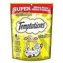 TEMPTATIONS Mix-Ups Cat Treats, Chicken, Cheddar, and Catnip Flavour, 350g (Pack of 1)
