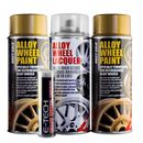 2 x E-Tech Alloy Wheel Paint Gold + Gloss Lacquer & Putty Filler for the Scuffs