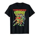 Teenage Mutant Ninja Turtles: Mutant Mayhem Logo With Group Camiseta