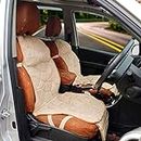 Elegant Full Car Seat Coolpad Space Beige Car Seat Cushion Compatible with Toyota Urban Cruiser (Set of 2)
