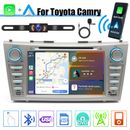 8" Car Stereo Radio DVD Player For 2007-2011 Toyota Camry Apple Carplay Camera 