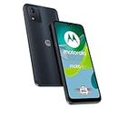 Motorola Moto e13 - Smartphone (pantalla HD + de 6,52 pulgadas, cámara de 13 MP, 2/64 GB, 5000 mAh, Android 13), color negro Cosmic + soporte para teléfono