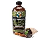 Black Seed Oil Organic Virgin - Certified USDA Organic & Turkish Cold Pressed Nigella Sativa for Joint & Immune Support, Healthy Heart, Hair, Skin, & Nails, Non-GMO, 8 Fl Oz