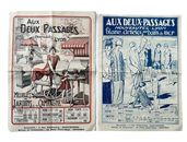 Aux deux passages Lyon 1925, garden furniture, bath items, advertising