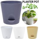 Self Watering Plant Flower Pot Planter Home Garden Indoor Outdoor Plastic Pots