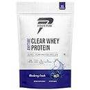 Protyze Anytime Clear Whey Protein Isolate | 24 g Protein/Scoop | 7.2 g BCAA | Gluten-Free | Low Carb | Light and Refreshing | Muscle Growth & Recovery (Blueberry Crush, 15 Servings)