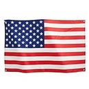 Runesol Amerika, USA Flagge 3x5, 91x152cm, Vereinigte Staaten, 4 Ösen, Messing Öse In Jeder Ecke, Feiern Sie Amerikanische, Rot, Darts, Weiß, Blau, PGA Golf, Premium-Flaggen, Wasserdicht, Innen, Außen