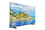 Telefunken 50DTUA724 - Android TV 50 Pulgadas 4K Ultra HD, Diseño sin Marcos, HDR10, Dolby Vision, Bluetooth, Chromecast Integrado, Compatible con Google Assistant, Dolby Atmos