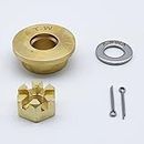 RASON-REX Hardware Kits Thrust Washer/Spacer/Washer/Nut/Cotter Pin for Propeller of Honda Outboard Engines 8-20HP