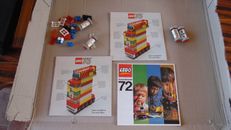 LEGO ISTRUZIONI 72 73 VINTAGE TOYS GIOCATTOLI + COSTRUZIONI VINTAGE