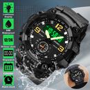 Waterproof Men's Sports Digital Watch Military Quartz LED Electronic Wristwatch