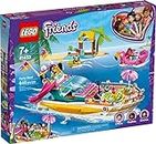 LEGO 41433 Friends Party Boat Play Set, Summer Holiday Series For Girls And Boys 7+ Building Block,Multicolor