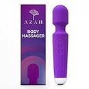 AZAH Personal Massager for Women | Full Body Electric Massager | 10 Vibration Speeds and Patterns | USB Rechargeable Handheld Massager | Waterproof, Medical Grade Silicone (With 3 months warranty)