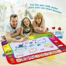 Alfombra de juego para niños Magic Aqua Doodle pintura al agua alfombra de dibujo tablero para niños + 1 bolígrafo