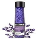 Soulflower Lavender Bath Salt for Body & Foot Spa, Calming, Relaxing, Muscle Pain Relief, Aromatherapy | Pure & Natural | Sea Salt, Lavender Essential Oil & Vitamin E, 500g (Pack of 1)