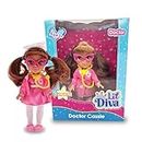 Li'l Diva Doctor-Cassie 6" Doll|India’s First Preschool Roleplay Pretend-Play Doll with Accessories|Birthday Gift|Toy Doll for Girls 3+|Movable Arms & Legs|Beautiful Dress|Elegant Eyes|Soft Hair Play