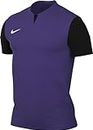 Nike Mens Short-Sleeve Soccer Jersey M Nk DF Trophy V JSY SS, Court Purple/Black/Black/White, DR0933-547, M