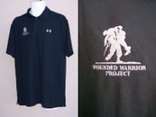 Wounded Warrior Project NEW Under Armour Mens Polo size L Loose Fit Heat Gear