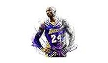 DivineDesigns™ Kobe Bryant Lakers Sticker | Wall Sticker for Living Room/Bedroom/Office and All Decorative Stickers