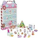 Gabby’s Dollhouse, Advent Calendar 2023, 24 Surprise Toys with Figures, Stickers & Dollhouse Accessories, Kids Toys for Girls & Boys Ages 3+