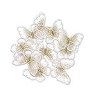 20pcs Butterfly Patch Embroidery Sticker Sew on Patches for Clothing Applique Embroidery DIY Clothing Accessories(1.96inch,White)