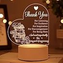 Teacher Appreciation Gifts, Acrylic Night Light Best Teacher Gifts for Women, Ideal Anniversary Valentines Day Presents Birthday Gifts for Teachers, Thank You Retirement Year End Gifts for Any Teacher
