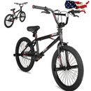 20 In Boys Spinner BMX Bike Kids Sports Bicycle Outdoor Sturdy Steel Frame Black