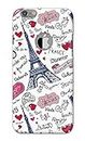 PRINTFIDAA Printed Hard Back Cover Case for Apple iPhone 6 Logo | iPhone 6S Logo Back Cover (Eiffel Tower) -203