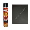 APAR HT High Heat Resistant Spray Paint MATT BLACK (upto 600°C) -440 ml + P-600, For silencer, boiler,chimneys etc
