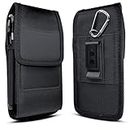 Meilib Holster for Galaxy S24 Ultra, S23 Ultra S22 Ultra S21 S20 Ultra Note 20 Ultra Cell Phone Belt Holder Case with Belt Clip ID Card Slot Carrying Pouch (Fits Samsung Ultra with Otterbox Case on)