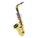 Golden Saxophone Play Kids Preschool Music Instrument Teaching Birthday Toys