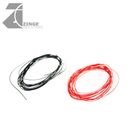 Electrónica de alambre delgado Zinge Industries 2 m negro y rojo nuevo E-WRE01