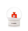 CHNL Red Bottle N•5 Schneeparfüm Globe, Perfume Detail, Snow globe