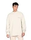 Calvin Klein Men's Slim Fit T Shirt (J320854ACF_Biege XL)